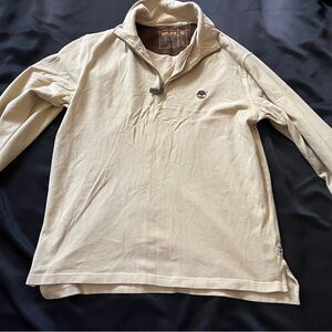 Timberland Light Tan Quarter-Zip Pullover